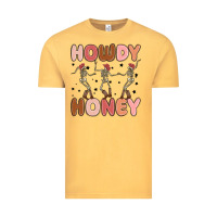 Vintage Mustard howdy honey Vintage Tee - MaliasSmallBusiness
