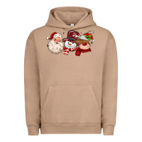Pigment Burro santa snowman reindeer Urban Hoodie - MaliasSmallBusiness