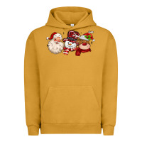 Pigment Peanut Butter santa snowman reindeer Urban Hoodie - MaliasSmallBusiness