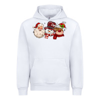 White santa snowman reindeer Urban Hoodie - MaliasSmallBusiness