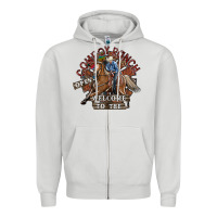 Dove Grey cowboy ranch Zipper Hoodie - SublimationCraftShop