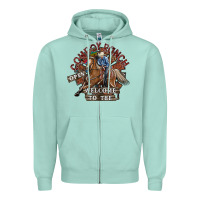 Seafoam cowboy ranch Zipper Hoodie - SublimationCraftShop