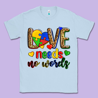 Love Needs No Words Classic Tee Designed By Zillion Design Studio