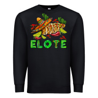 Black Elote corn sombrero lime and  cactus Premium Sweatshirt - AdoDesignShop