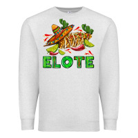 Oatmeal Heather Elote corn sombrero lime and  cactus Premium Sweatshirt - AdoDesignShop