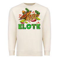 Sandshell Elote corn sombrero lime and  cactus Premium Sweatshirt - AdoDesignShop