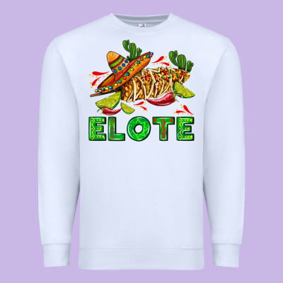 Elote Corn Sombrero Lime And  Cactus Premium Sweatshirt Designed By Adodesignshop