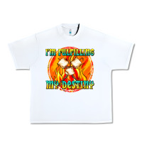 White i m fulfilling my destiny Urban Heavy Tee - texasbilliewilder