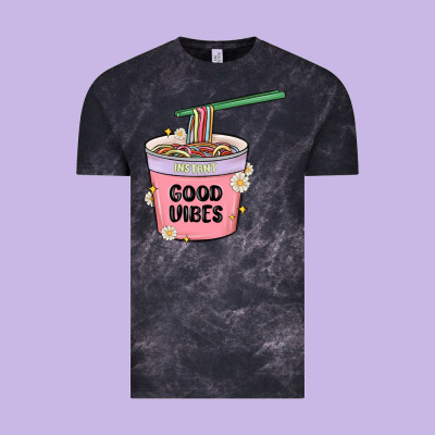 Vintage Tee instant good vibes noodles