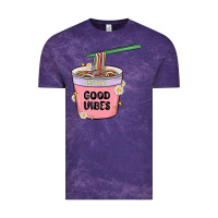 Cloud Purple instant good vibes noodles Vintage Tee - MaliasSmallBusiness
