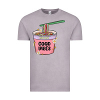 Vintage Zinc instant good vibes noodles Vintage Tee - MaliasSmallBusiness