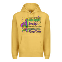 Antique Gold mardi gras parades beads french quarter beignets k Premium Hoodie - MaliasSmallBusiness