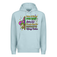 Blue Mist mardi gras parades beads french quarter beignets k Premium Hoodie - MaliasSmallBusiness