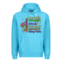 Ocean Blue mardi gras parades beads french quarter beignets k Premium Hoodie - MaliasSmallBusiness