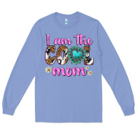 Colony Blue i am cool mom Long Sleeve Tee - texasbilliewilder