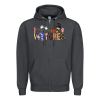 Smoke Drink Up Witches Zipper Hoodie - CowhideDigitalArt