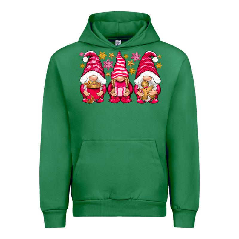 Pink Christmas Gnomes Urban Hoodie by NancyCooperArtShop | Teevron