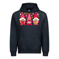 Navy Pink Christmas gnomes Urban Hoodie - NancyCooperArtShop