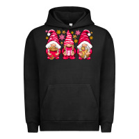 Pigment Black Pink Christmas gnomes Urban Hoodie - NancyCooperArtShop