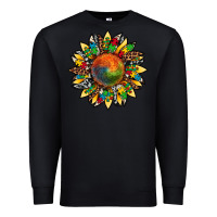 Black autism awareness cowhide leopard sunflower Premium Sweatshirt - Artiststas