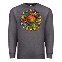 Charcoal Heather autism awareness cowhide leopard sunflower Premium Sweatshirt - Artiststas