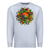 Heather Grey autism awareness cowhide leopard sunflower Premium Sweatshirt - Artiststas