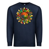 Navy autism awareness cowhide leopard sunflower Premium Sweatshirt - Artiststas