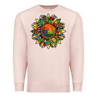 Pale Pink autism awareness cowhide leopard sunflower Premium Sweatshirt - Artiststas