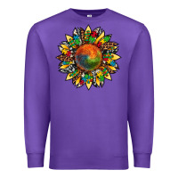 Purple autism awareness cowhide leopard sunflower Premium Sweatshirt - Artiststas