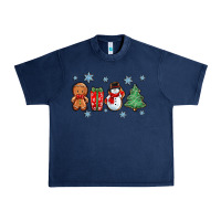 Navy christmas gingerbread cookies Urban Heavy Tee - Zillion Design Studio