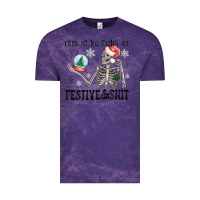 Cloud Purple look at me being all festive and shit Vintage Tee - MaliasSmallBusiness