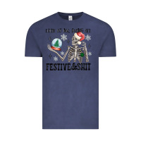 Vintage Denim look at me being all festive and shit Vintage Tee - MaliasSmallBusiness