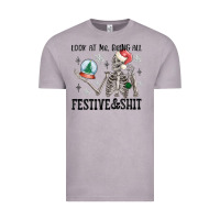 Vintage Zinc look at me being all festive and shit Vintage Tee - MaliasSmallBusiness