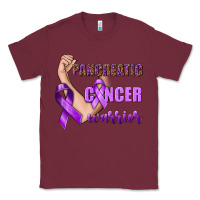 Burgundy Pancreatic Cancer Warrior Classic Tee - texasbilliewilder