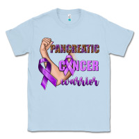 Dusty Blue Pancreatic Cancer Warrior Classic Tee - texasbilliewilder