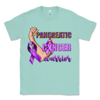 Seafoam Pancreatic Cancer Warrior Classic Tee - texasbilliewilder