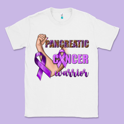 Pancreatic Cancer Warrior Classic Tee Designed By Texasbilliewilder