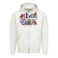 Oatmeal Heather Witch Better Have My Candy Zipper Hoodie - CowhideDigitalArt