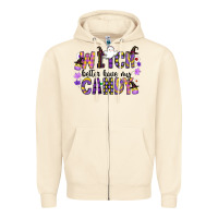 Sandshell Witch Better Have My Candy Zipper Hoodie - CowhideDigitalArt