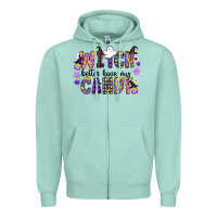 Seafoam Witch Better Have My Candy Zipper Hoodie - CowhideDigitalArt