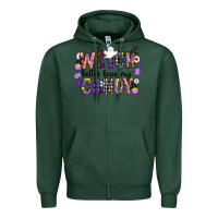 Sports Green Witch Better Have My Candy Zipper Hoodie - CowhideDigitalArt