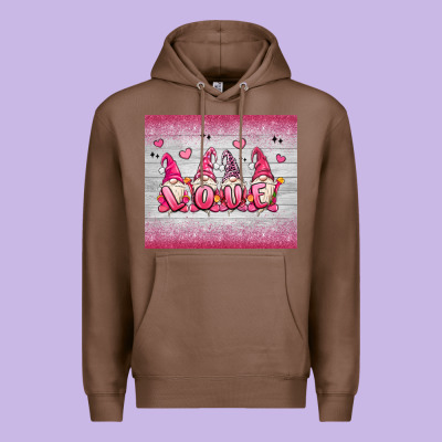 Valentine's Day Gnomes Premium Hoodie Designed By Maliassmallbusiness