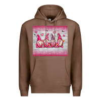 Chestnut valentine's day gnomes Premium Hoodie - MaliasSmallBusiness