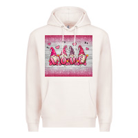 Pale Pink valentine's day gnomes Premium Hoodie - MaliasSmallBusiness
