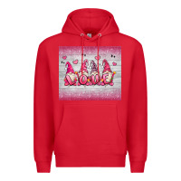 Red valentine's day gnomes Premium Hoodie - MaliasSmallBusiness