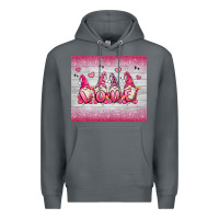 Rock valentine's day gnomes Premium Hoodie - MaliasSmallBusiness