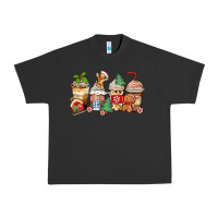 Pigment Black christmas gingerbread coffee cups Urban Heavy Tee - Zillion Design Studio