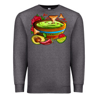 Charcoal Heather guacamole Premium Sweatshirt - AdoDesignShop