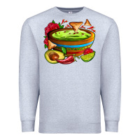 Heather Grey guacamole Premium Sweatshirt - AdoDesignShop
