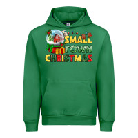 Emerald Small town Christmas Urban Hoodie - NancyCooperArtShop